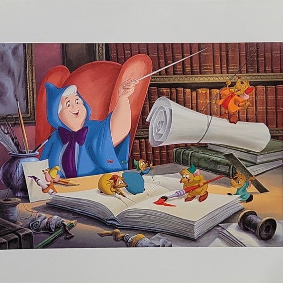 *3 for $30!* Disney Princess Cinderella II Exclusive 4 Lithograph Portfolio Set - Picture 7 of 10